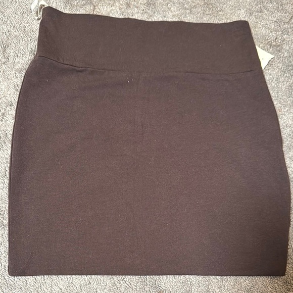 Forever 21 XXI brand‎ Brown Mini Pencil Skirt size large - Picture 1 of 3